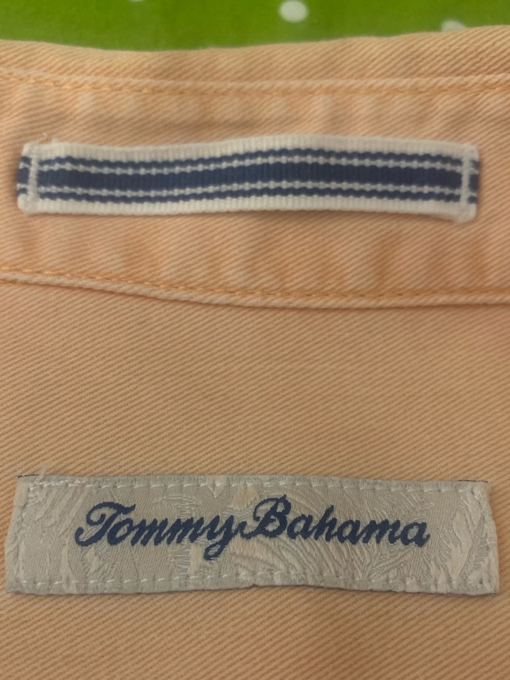 Tommy Bahama Men's Peach Short-Sleeve Button-Down Shirt - Picture 3 of 9